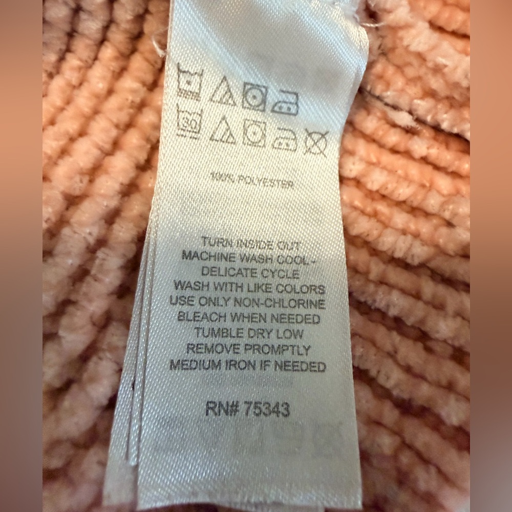 Tommy Bahama Rose/Dusty Pink Cable Knit Sweater size 2T - Picture 5 of 5